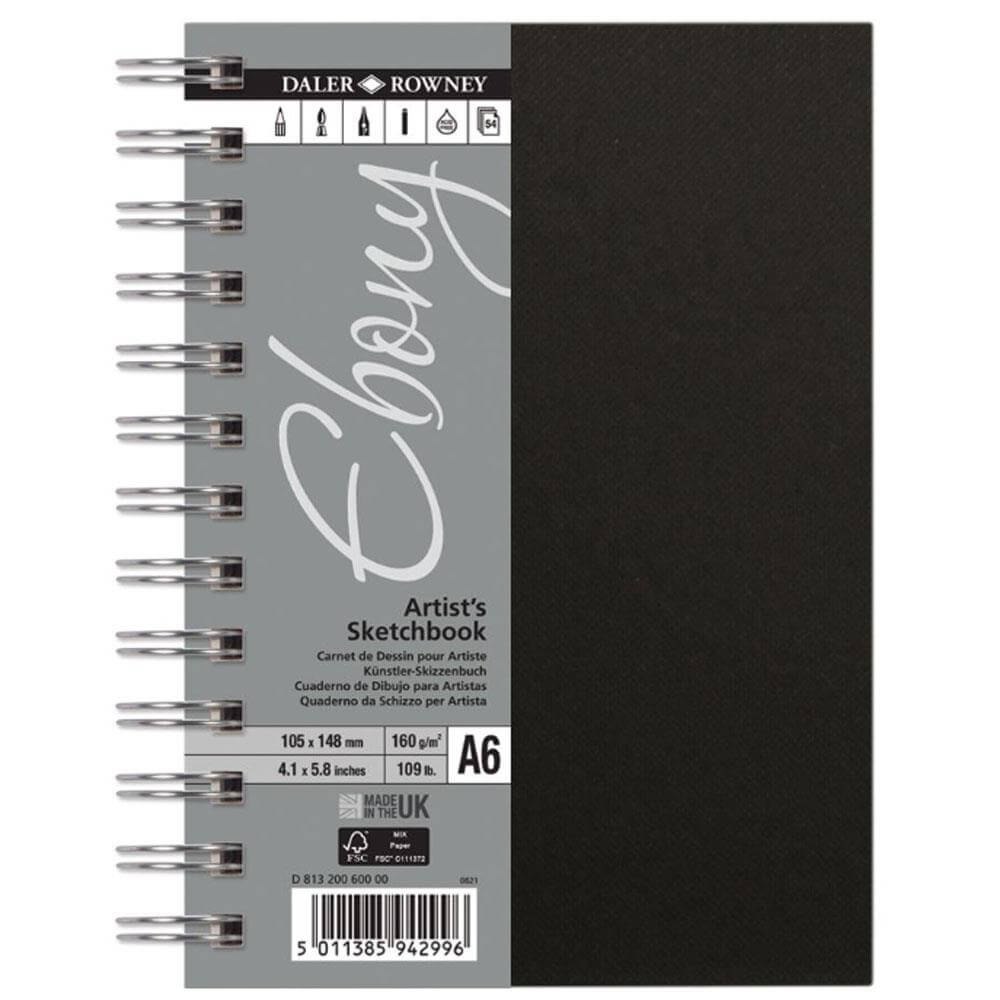 Daler Rowney Ebony Hardback Portrait Sketchbook